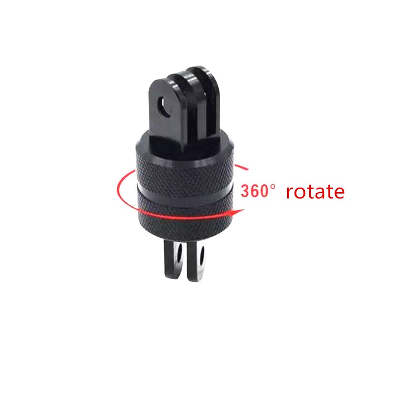 Adapter Điều Chỉnh 360 Độ Bằng Nhôm Cho Gopro Hero2018 Hero7 6 5 4S 4 3+ Sj4000 xiaomiyi 4k
