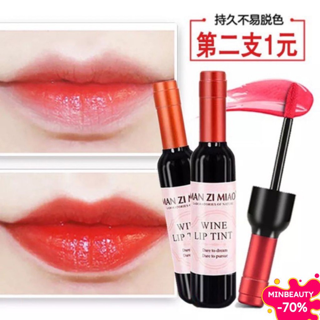 Son Chai Rượu Manzimao Wine Lip Tint 7g HY8
