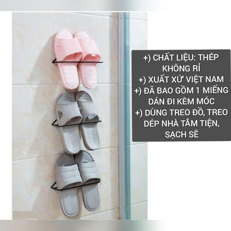 Kệ Để Giày Dép,Giá Treo Dép Chất Liệu Thép Sơn Tĩnh Điện Cao Cấp