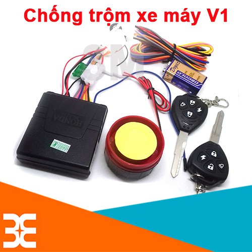 [Tp.HCM] Bộ Thiết Bị Chống Trộm Xe Máy Chuyên Nghiệp Sử Dụng Sóng RF (Âm Thanh Lớn Độ Nhạy Cao)