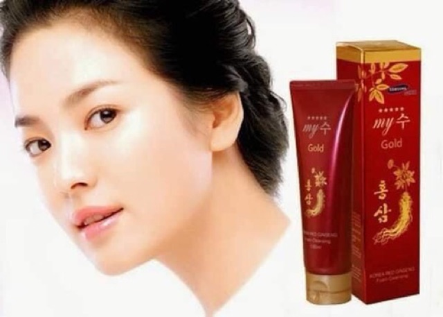 Sữa rửa mặt sâm đỏ My Gold Korea Red Ginseng Foam Cleansing