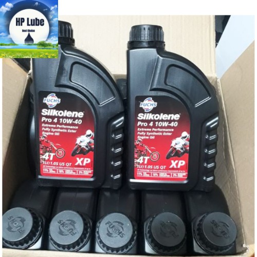 Nhớt Fuchs Silkolene 10w40 Pro4 Cho Xe Số, Xe Côn Tay