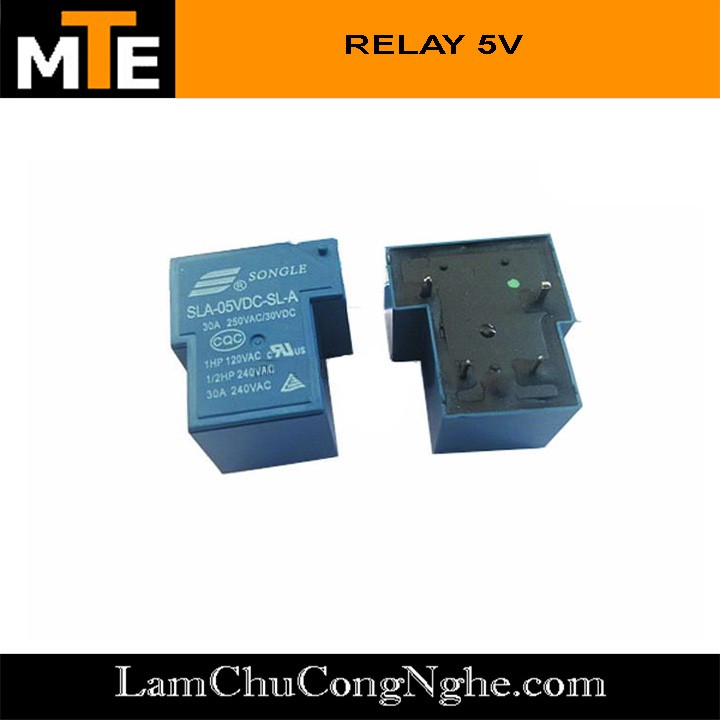 Relay Songle SLA 30A-5V 4-6 chân