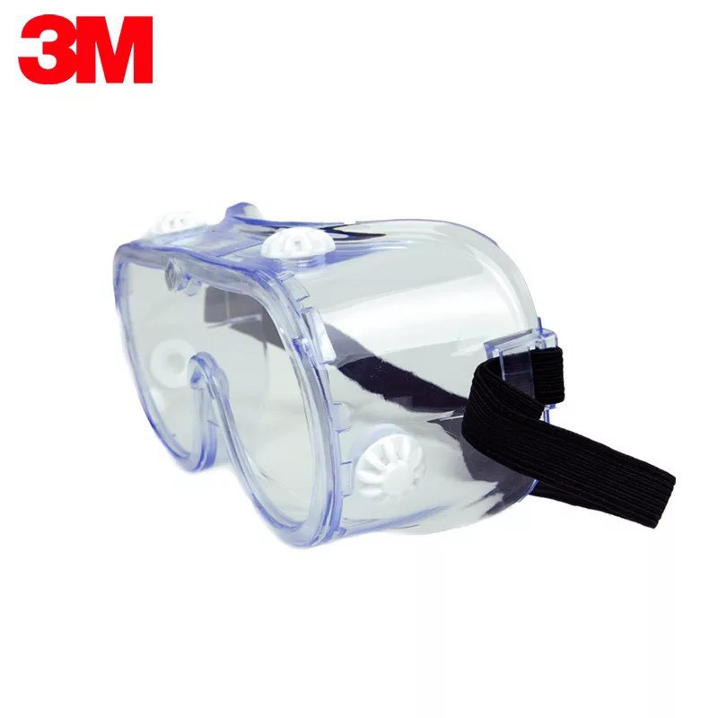 [CHÍNH HÃNG] Kính bảo hộ chống hóa chất 3M 334 Splash Safety Goggles Anti-Fog Lens