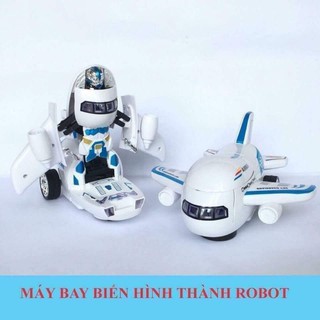 Máy bay biến hình thành robot phát nhạc vui nhộn cho bé