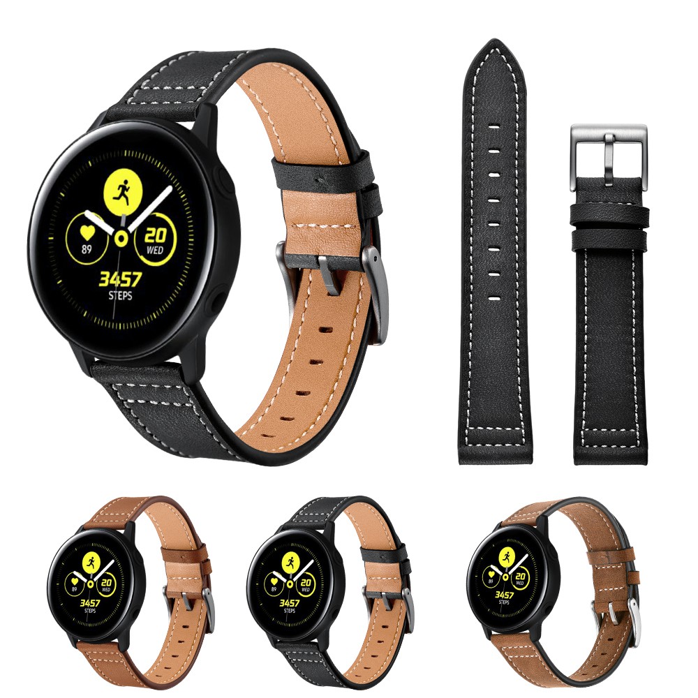 Dây Da Classic 2 Cho Galaxy Watch Active 1/2 / Galaxy Watch 3 41mm (Size 20mm)