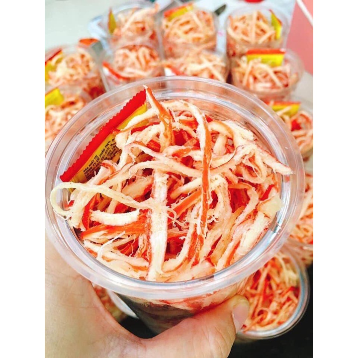 Khô mực xé hấp nước dừa 250g