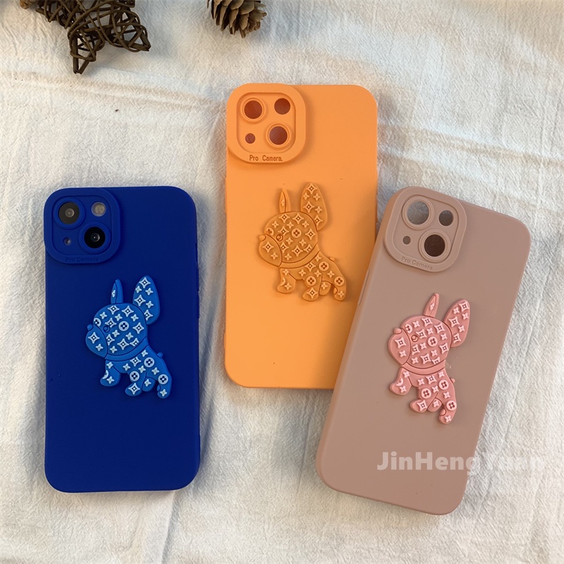 Ốp điện thoại TPU silicon mềm HỌA TIẾT chú chó dễ thương cho Iphone 13 12 11 Pro Max 7 8 Plus XR X XS