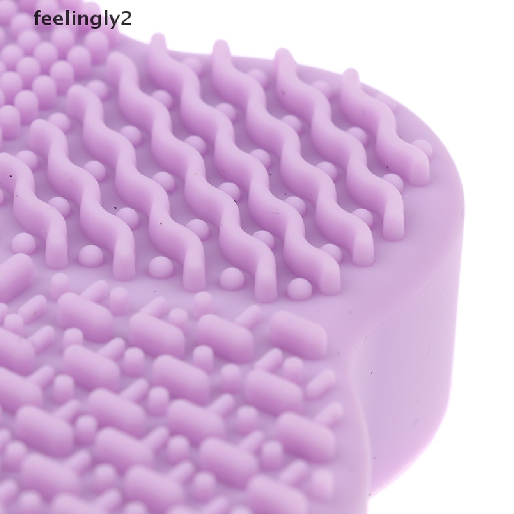 [Hàng mới về] Miếng đệm silicon vệ sinh cọ trang điểm hình sao biển tiện dụng