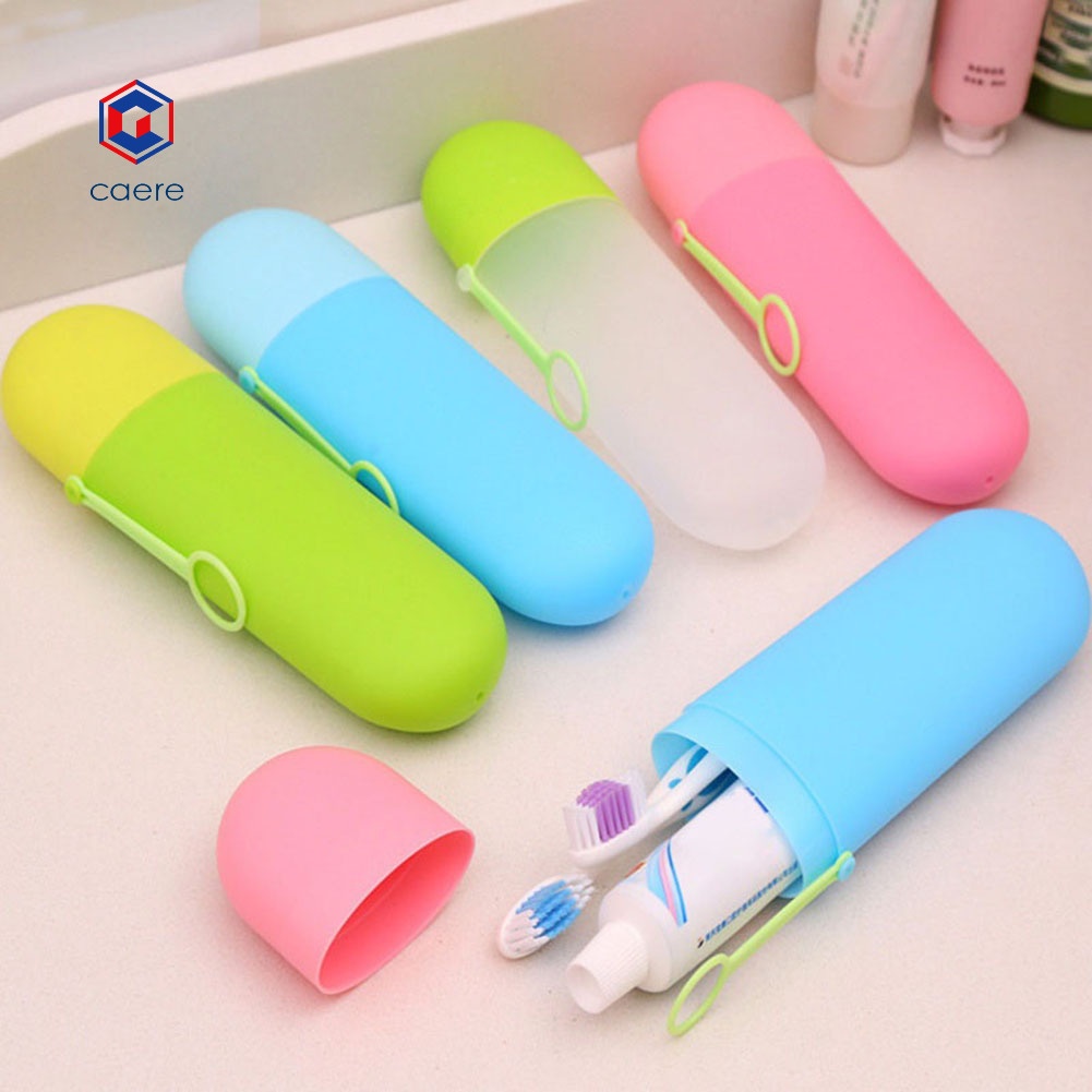 Giá đỡ bàn chải kem đánh răng tiện dụng khi đi du lịch