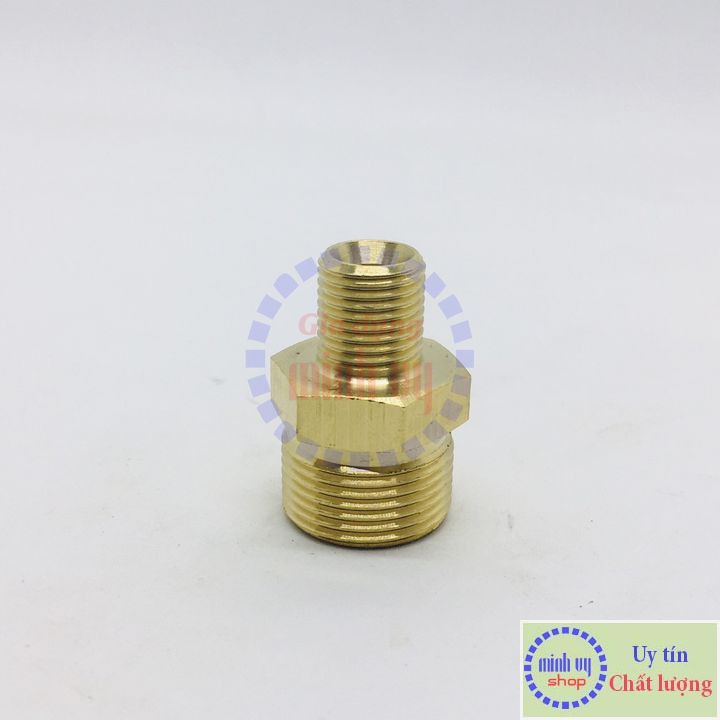 Khớp chuyển  - đầu chuyển ren NGOÀI 22mm (lỗ trong 14mm) sang ren NGOÀI 13mm 1/4&quot; - phụ kiện máy rửa xe