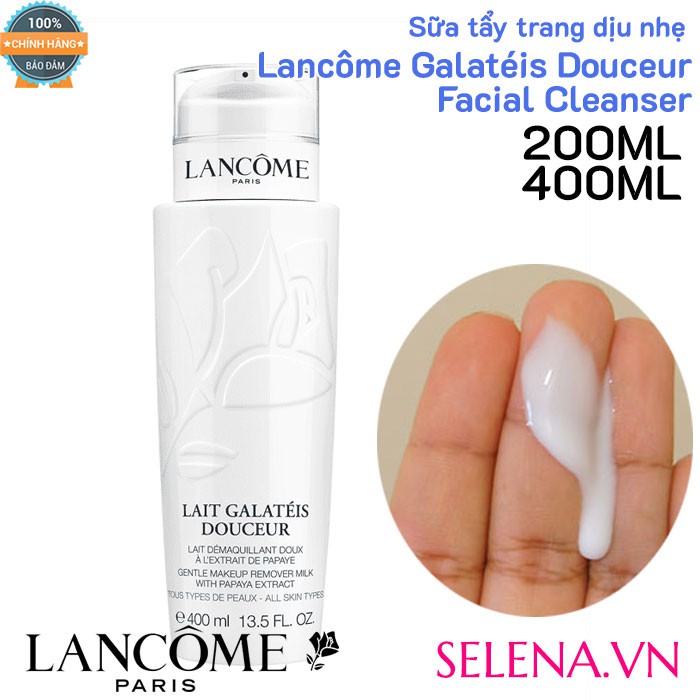 Sữa tẩy trang dịu nhẹ Lancôme Galatéis Douceur Facial Cleanser