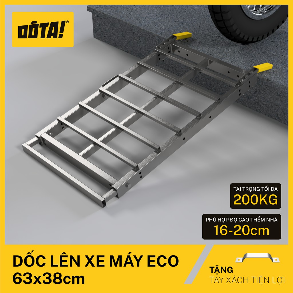 Dốc Lên Xe Máy (Cầu Dắt Xe Máy) DÔTA!  ECO 63x38CM