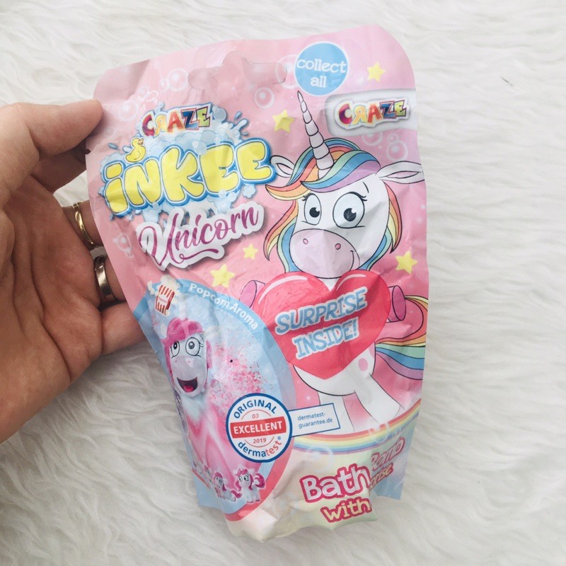 Viên thả bồn tắm bath bomb with surprise Craze INKEE