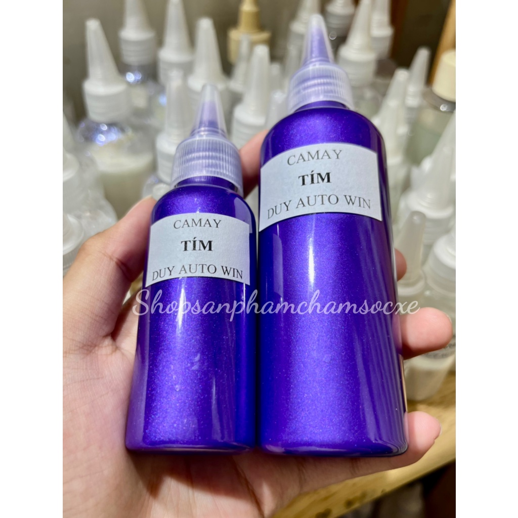 Camay màu tím DD71 - Sơn xe máy đóng chai 100g và 50g