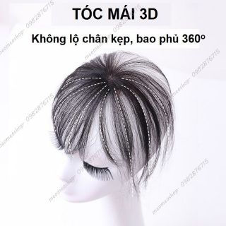 Tóc mái 3D giả tàng hình - Tóc thật 100%