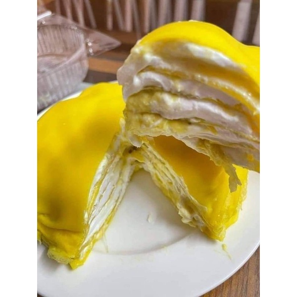 Bánh ngàn lớp sầu riêng - bánh đủ vị thơm ngon khó cưỡng ( giao hỏa tốc nội thành HN )