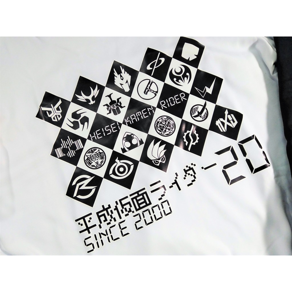 Áo Thun Tay Dài Heisei Kamen Rider 20th Anniversary - Logo Vuông | BigBuy360 - bigbuy360.vn