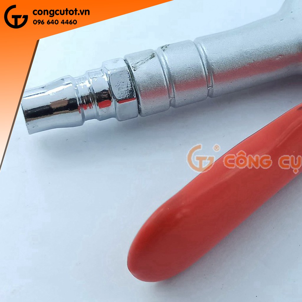 Súng xịt hơi xì khô mỏ dài thân hợp kim chịu áp 130psi Kapusi K-1017