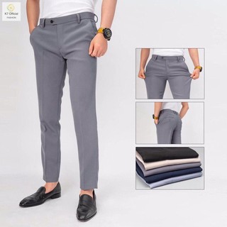 Quần âu nam cao cấp QAN02 – K7 Official kiểu dáng hàn quốc co giãn 4 chiều dáng ôm body chống nhăn ,chống xù