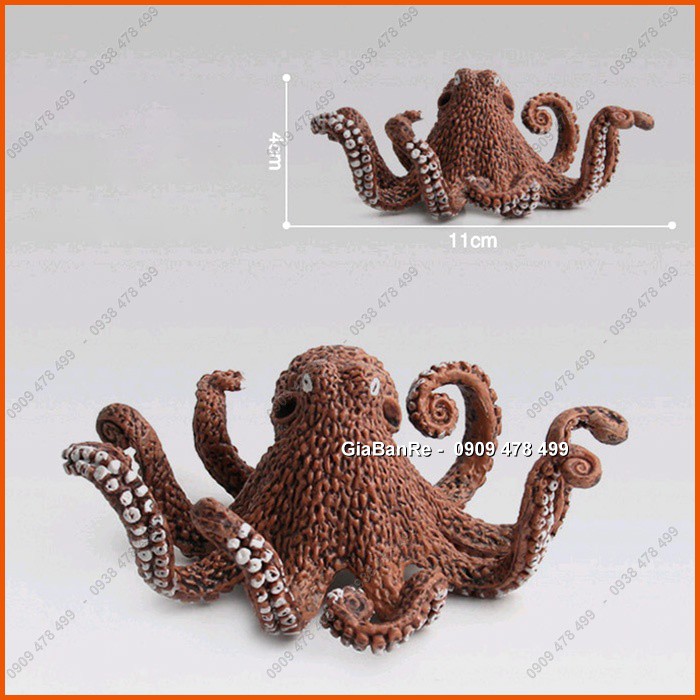 Mô Hình Bạch Tuộc Gai Sống Động  - 7703.6