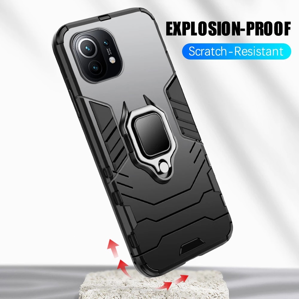 Ốp lưng chống sốc Giá Đỡ bằng kim loại cho Xiaomi Mi 13T Pro 12T 12 12x 13 11T 11 Lite 5G Ne Note 10 10T