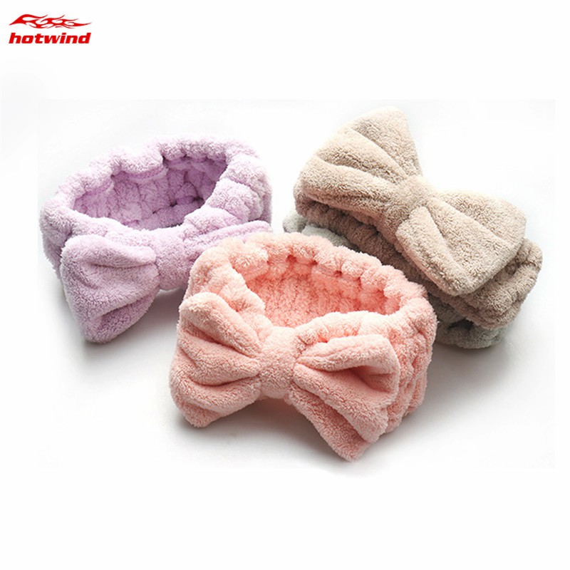 Băng đô bông vải thắt nơ xinh xắn cho nữ