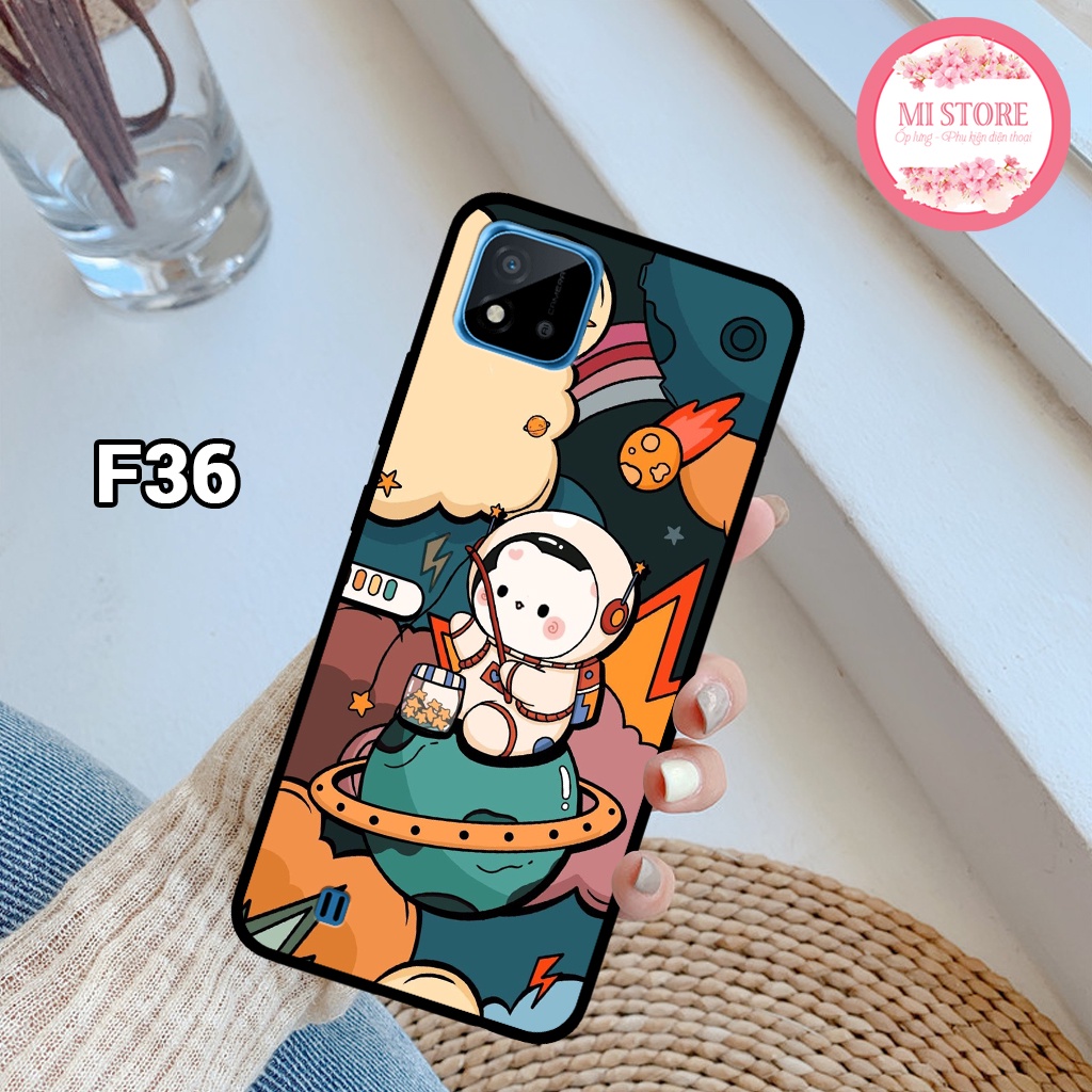 Ốp điện thoại REALME C11 2020/ C11 2021/ C20 - Ốp lưng Realme in hình gấu xinh, phi hành gia cute