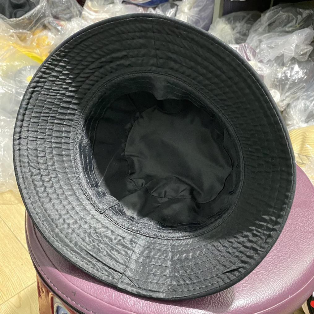 Nón bucket chữ làm gì để nhiều tiền [FREESHIP EXTRA] mũ bucket đen  ྇