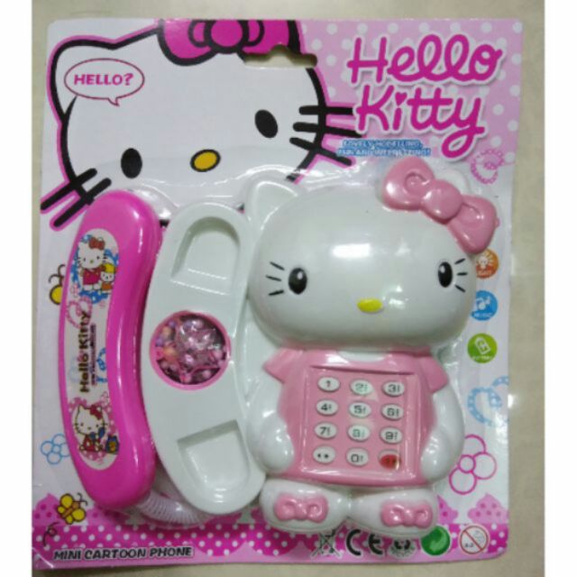 (Mẫu mới) Điện Thoại Hello Kitty cho bé