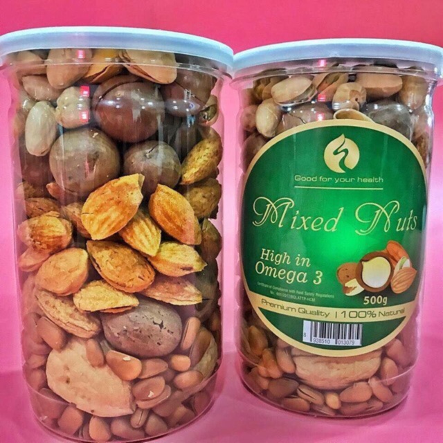 Mixed Nuts 6 loại hạt chưa tách vỏ