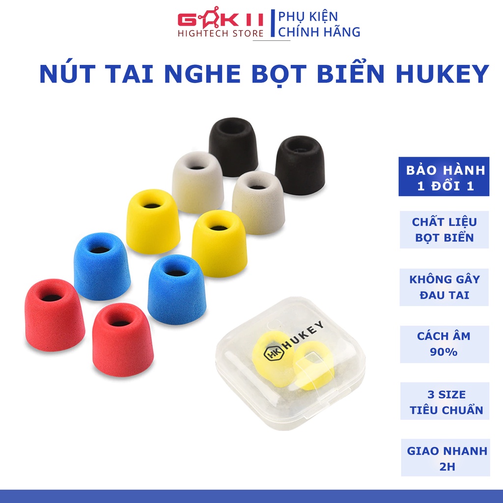 Mã Elhace Giảm 4% Đơn 300K] Típ Bọt Biển Cho Tai Nghe Nhét Tai, Típ Tai  Nghe, Nút Tai Nghe Thay Thế Hukey | Shopee Việt Nam