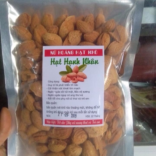 Hạnh Nhân Vỏ Rang Bơ 500 g