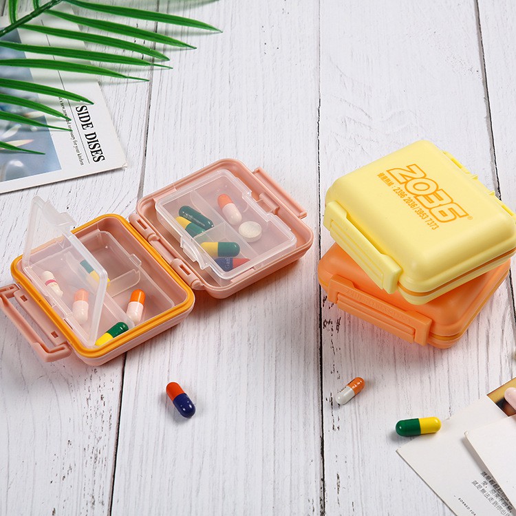 Hộp Nhựa Đựng Thuốc Cầm Tay Mini Tiện Lợi