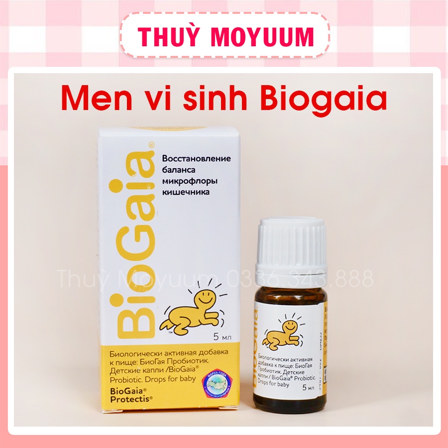 Men vi sinh Biogaia Protectis drop 5ml chính hãng Thuỵ Điển