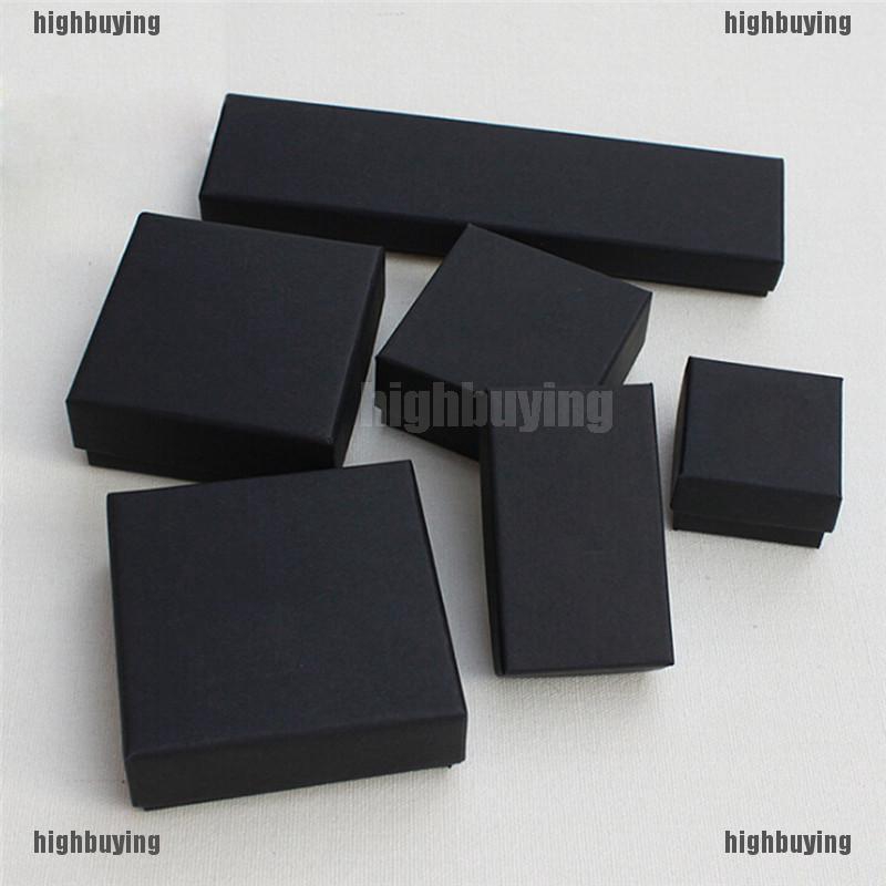Hộp Giấy Đen Đựng Trang Sức