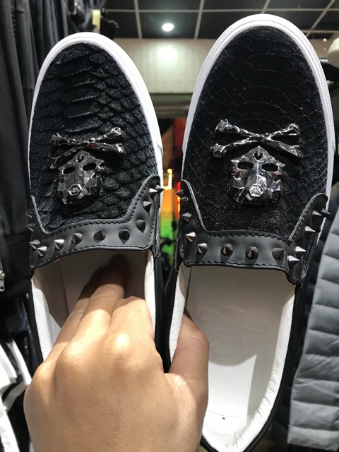 Giày slipon PL đính đá - Giầy lười nam[  Fullbox] | BigBuy360 - bigbuy360.vn