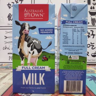 Sữa tươi Australia Own 1 lít