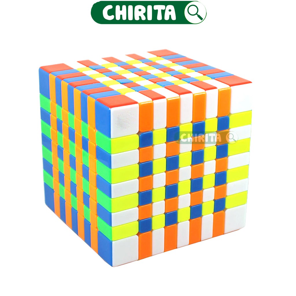 RUBIK 9x9 Không Viền LOẠI TỐT Xoay Tốc Độ - Đồ Chơi Trẻ Em CHIRITA (Shop có bán Rubik 3x3,..)