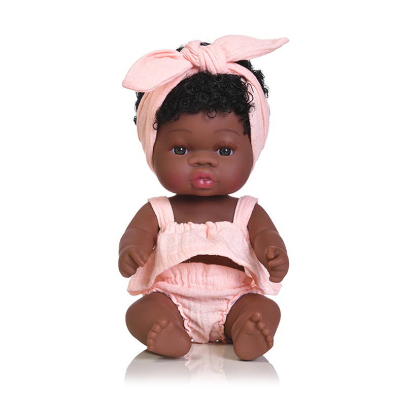 Giường Ngủ Cho Búp Bê Sơ Sinh Màu Đen Phong Cách Châu Phi