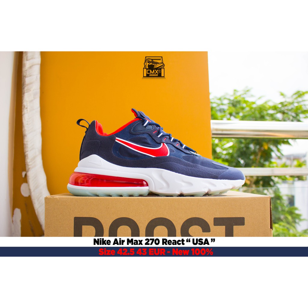 😘 [ HÀNG CHÍNH HÃNG ] Giày Nike Air Max 270 React ' USA ' ( CT1280-400 ) - REAL AUTHETIC 100%