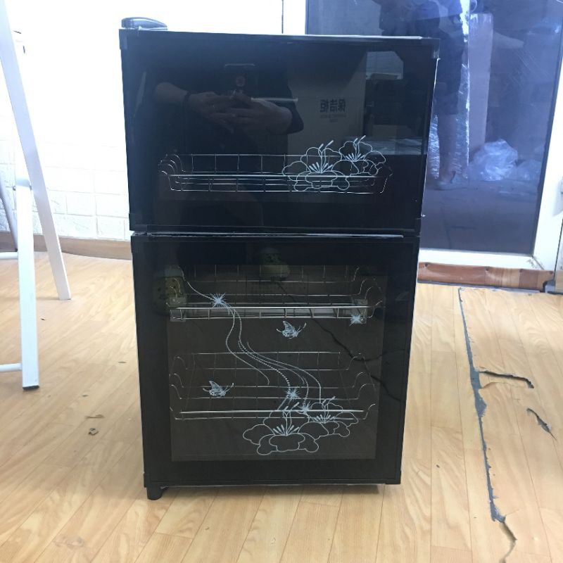 Tủ sấy bát đĩa  , tủ sấy bát gia đình 2 tầng KS-980A dung tích 98 lít có khử khuẩn
