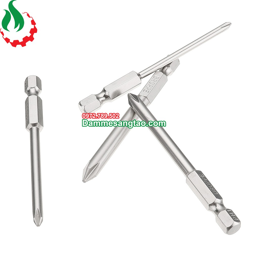 Mũi vít 4 cạnh chuôi lục giác Broppe