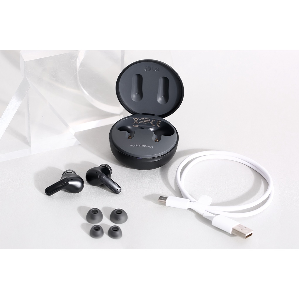 Tai nghe Bluetooth TWS Nhét tai LG TONE-FP5 Chống nước IPX4 Chính hãng BH 12 tháng - Pin 22 giờ có hộp sạc