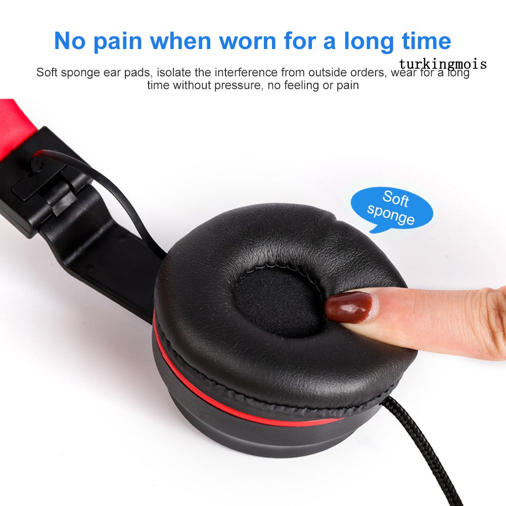 Tai Nghe Chụp Tai Âm Thanh HiFi Có Thể Gấp Gọn Kèm Mic