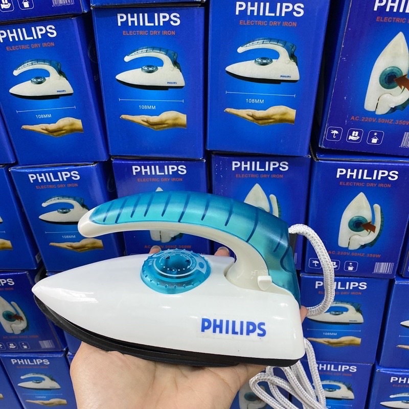 Bàn ủi Philip mini du lịch gấp gọn tiện lợi - Bàn là khô cầm tay mini xếp gọn GZ500