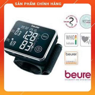 Máy đo huyết áp điện tử cổ tay beurer cảm ứng bc58 - hàng chính hãng