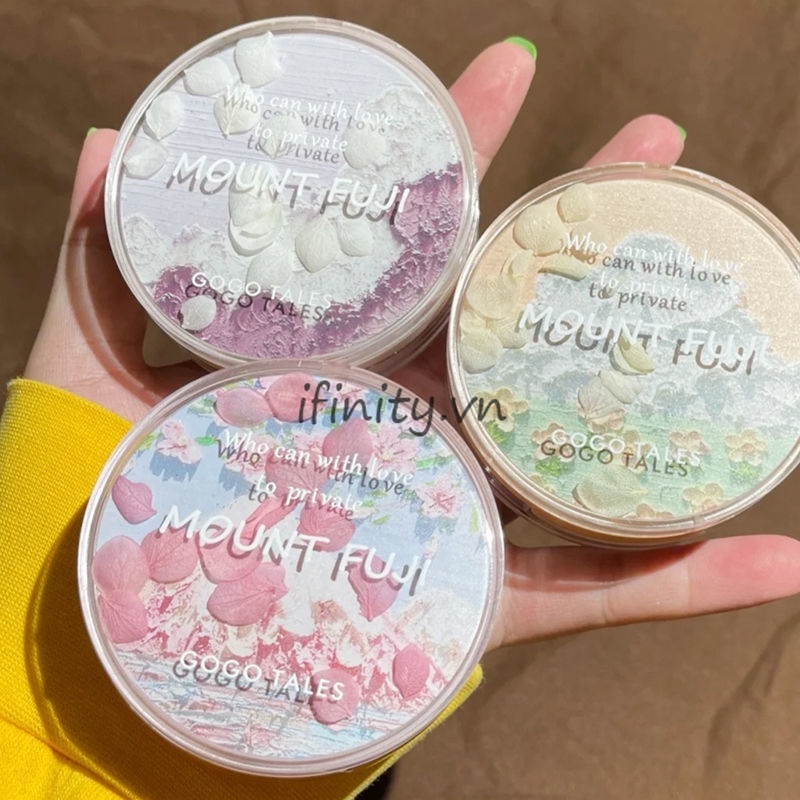 ✨Phấn phủ kiềm dầu Gogotales Mount Fuji Chống Thấm Nước Lâu Trôi Kiềm Dầu soát dầu nhiều màu tùy chọn
