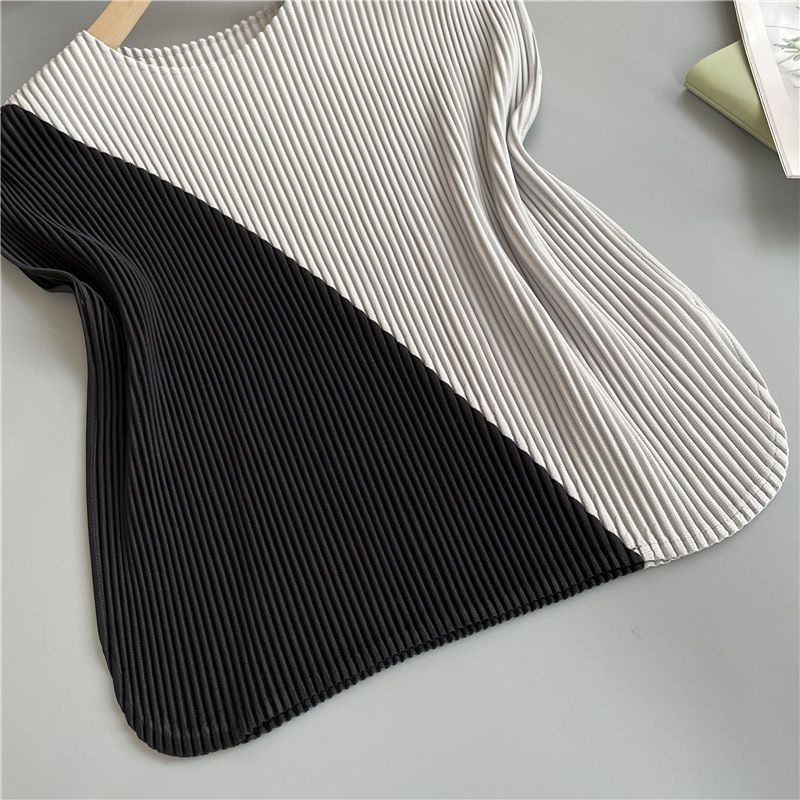 Áo Thun Không Tay Xếp Ly Nhẹ Nhàng Phong Cách Mới Mùa Hè 2022