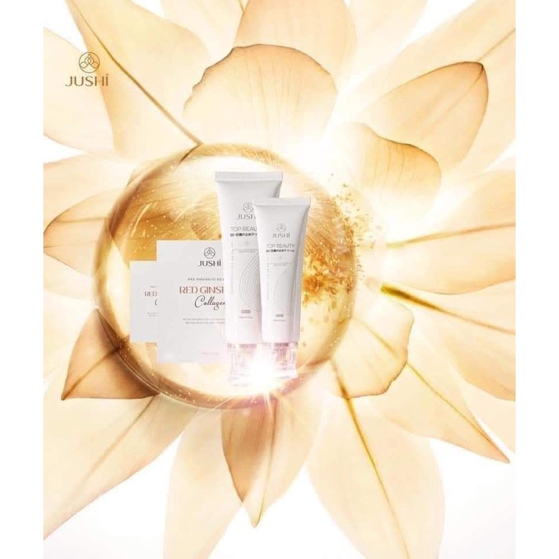 Kem Chống Nắng Top Beauty Jushi Bảo Vệ Làn Da Tối Ưu Chiết Xuất Từ Thành Phần Thiên Nhiên, Chống Mồ Hôi Và Nước